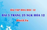 Bài 5 trang 25 SGK Hóa 12: Nội dung về Glucozơ